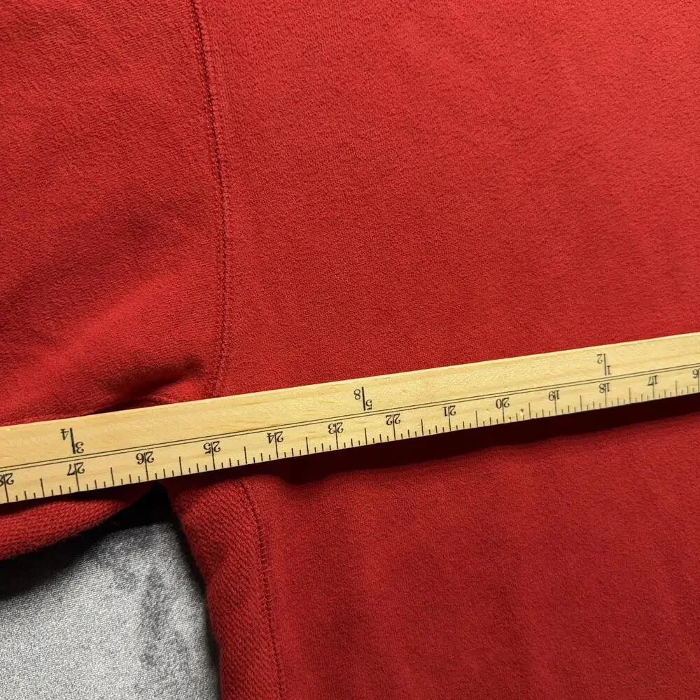 IZOD Sweatshirt Mens XLT Red Fleece Embroidered Logo Pullover Big & Tall